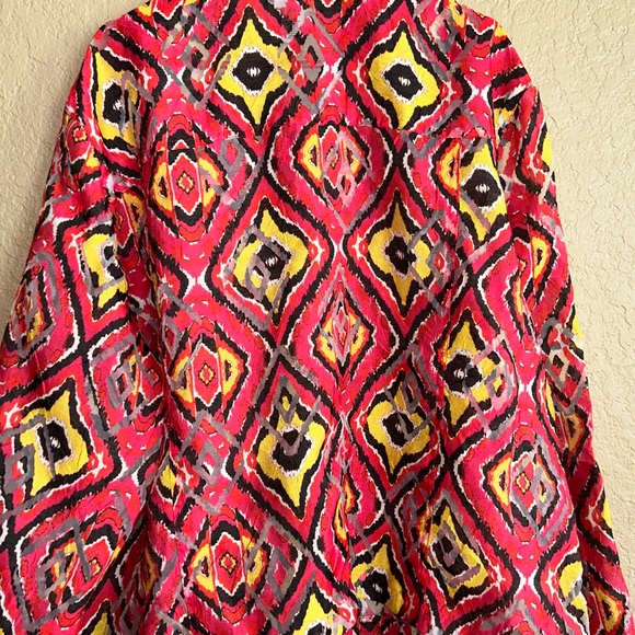 Ruby Rd. Multicolor Geometric Top - Picture 7 of 11